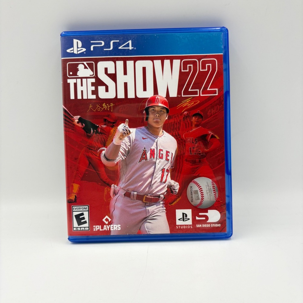 Sony MLB The Show 22 PS4 Game Everyone Shohei Ohtani Cover